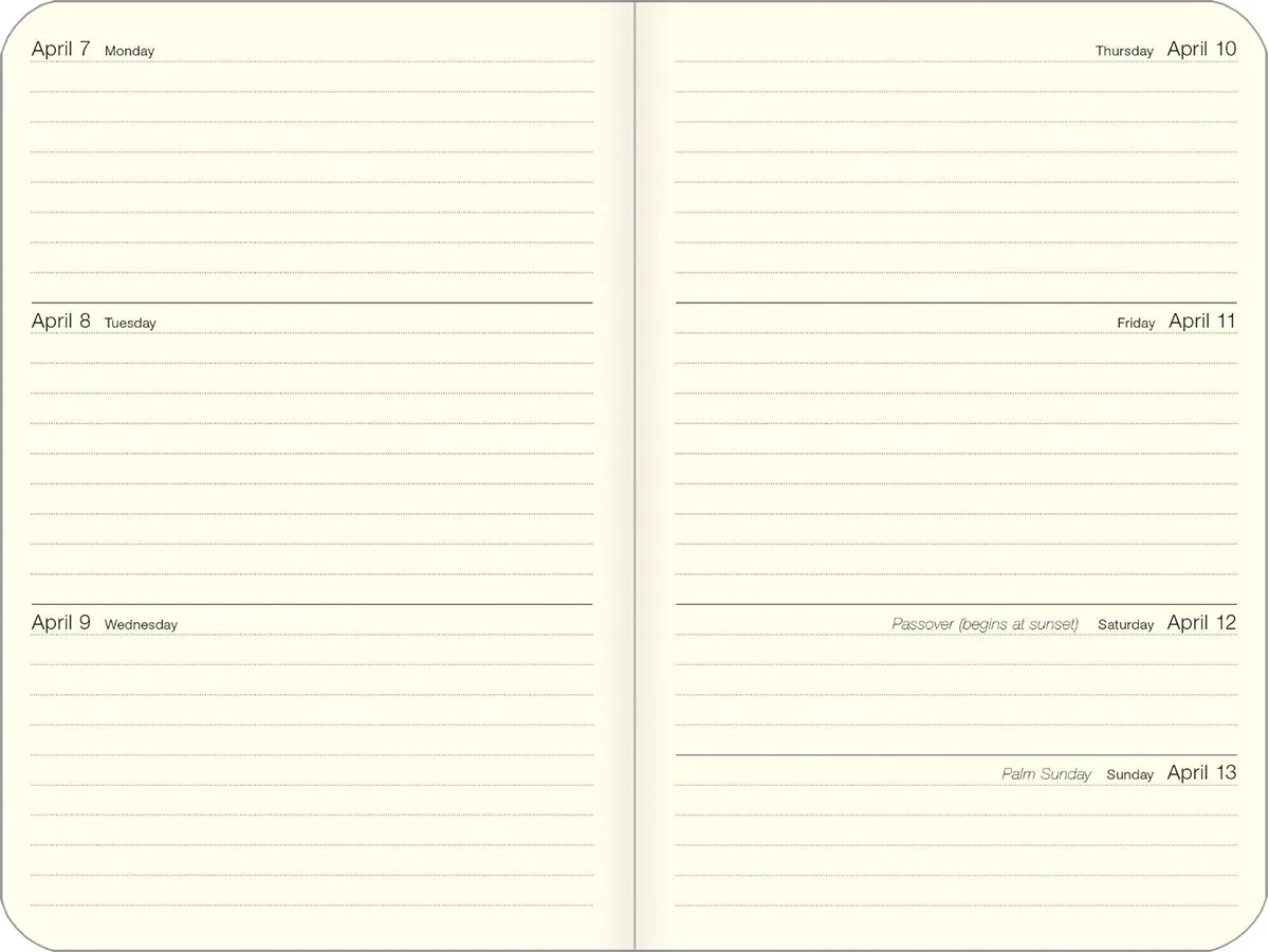 2025 Weekly Planner, National Parks