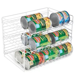 3-Tier Can Rack Organizer - White