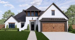 4-Bedroom Home with Split Layout, Front-Load Garage, and Rear Porch