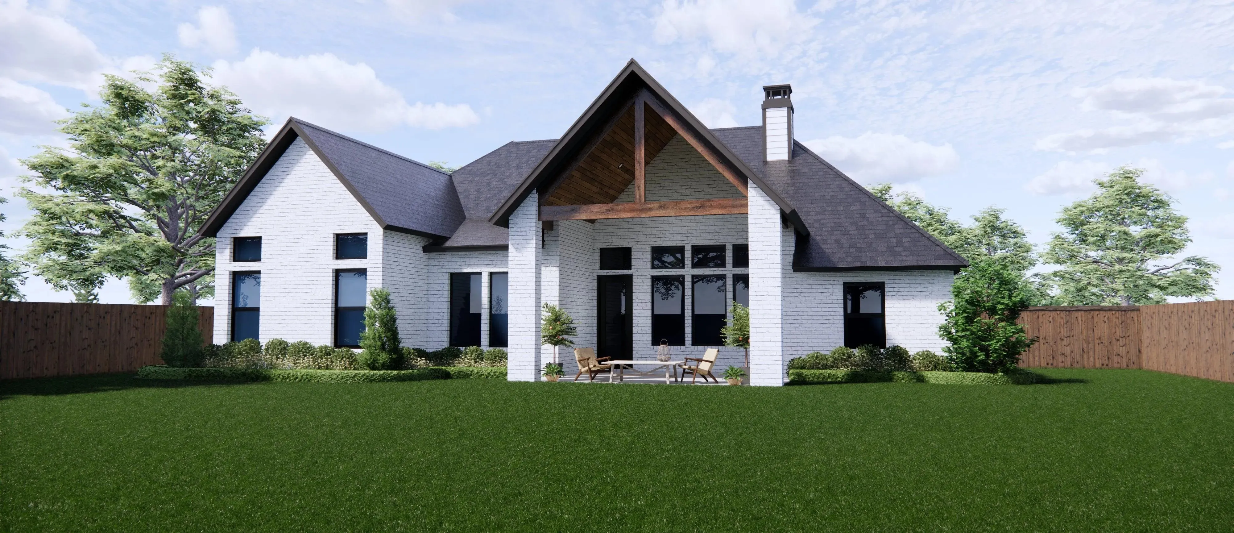 4-Bedroom Home with Split Layout, Front-Load Garage, and Rear Porch