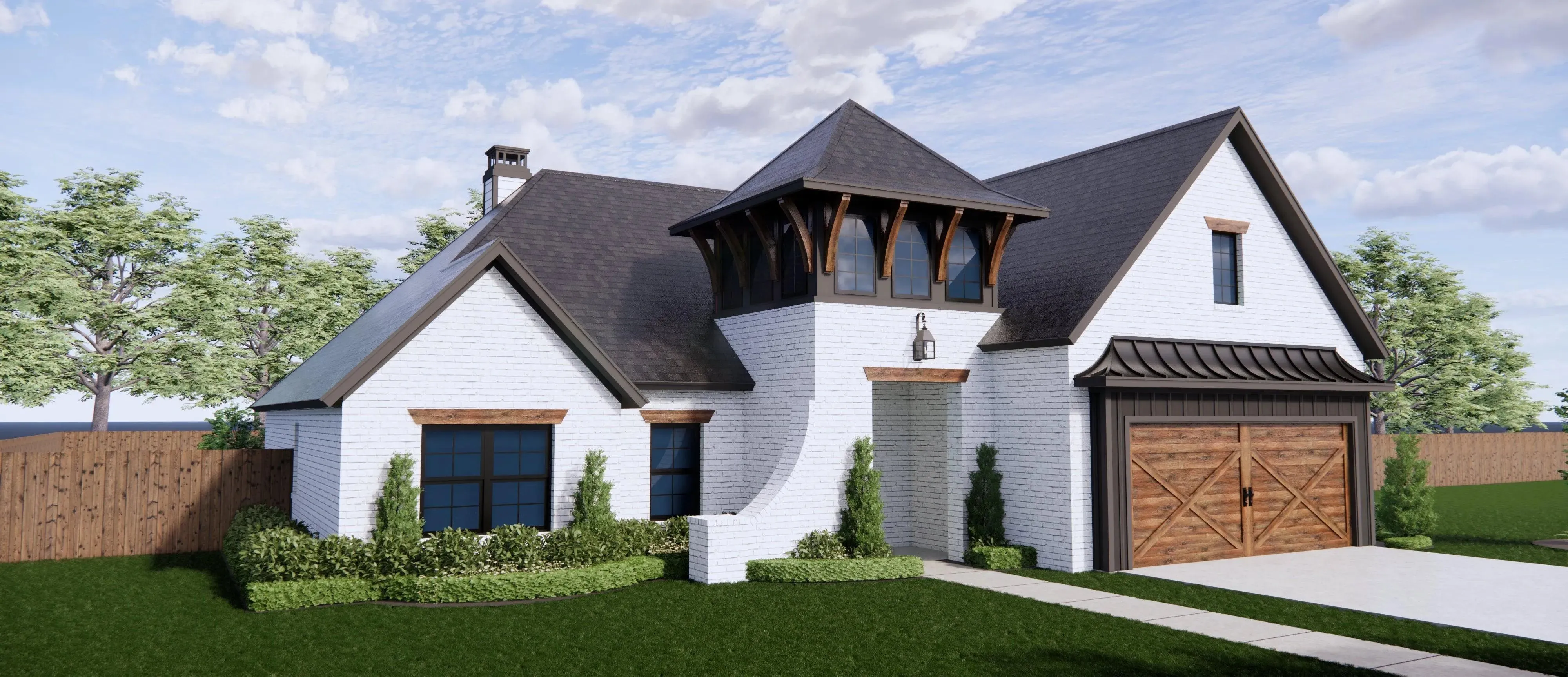 4-Bedroom Home with Split Layout, Front-Load Garage, and Rear Porch