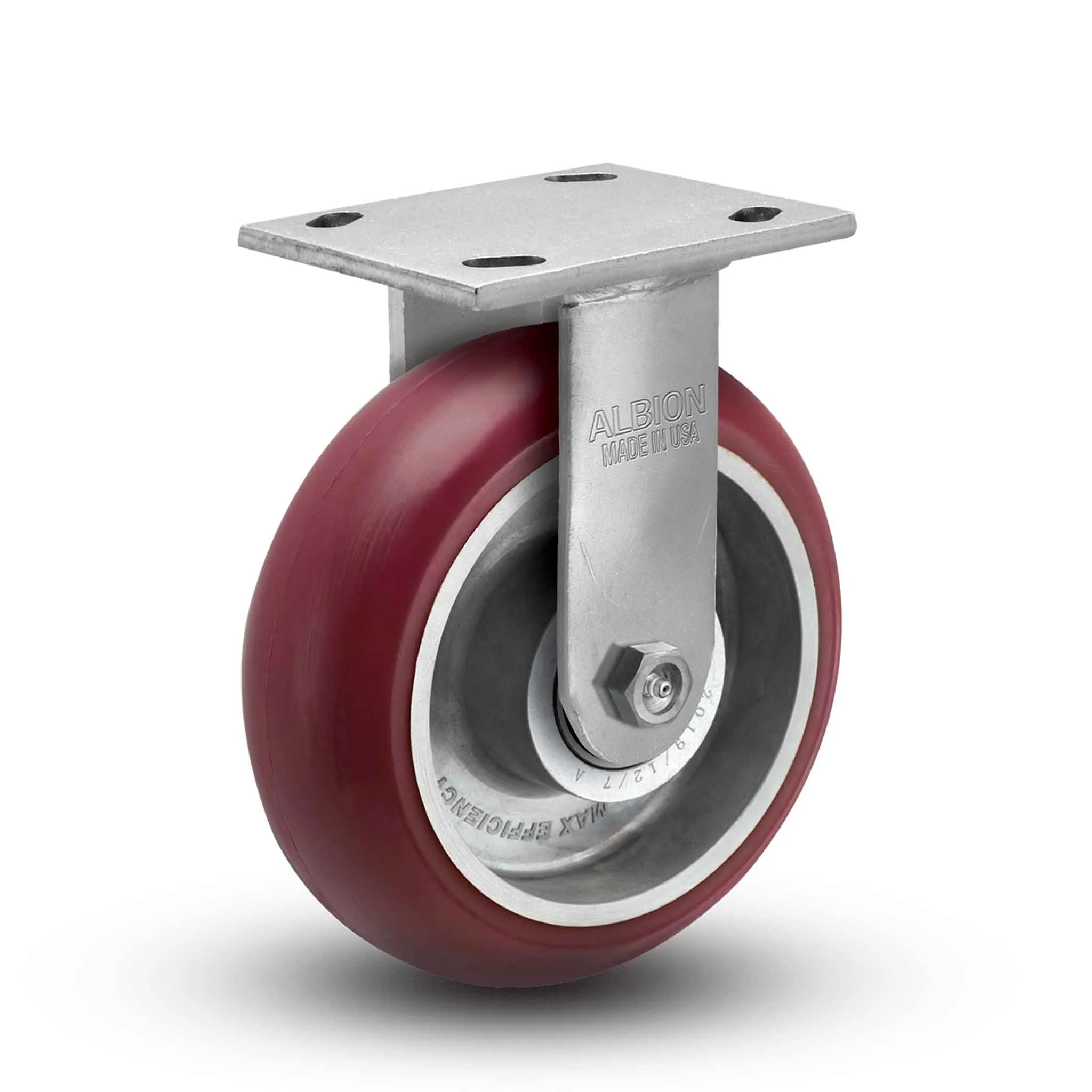4" Ergonomic Wheel Rigid Caster