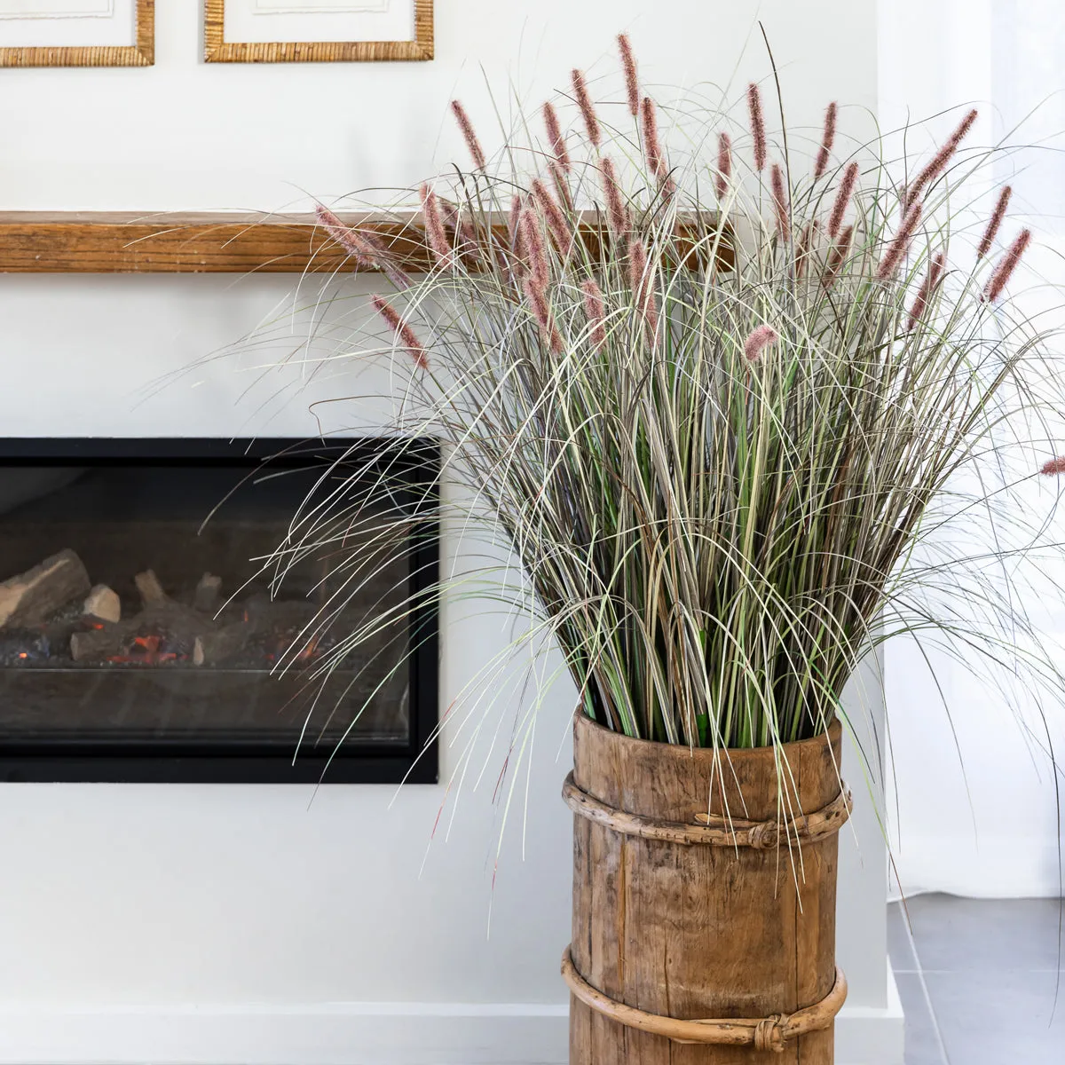 Artificial Foxtail Grass in Pot (116cm)