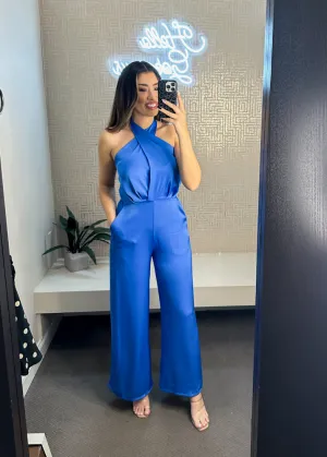 Avalon Convertible Halter Jumpsuit-Made in USA