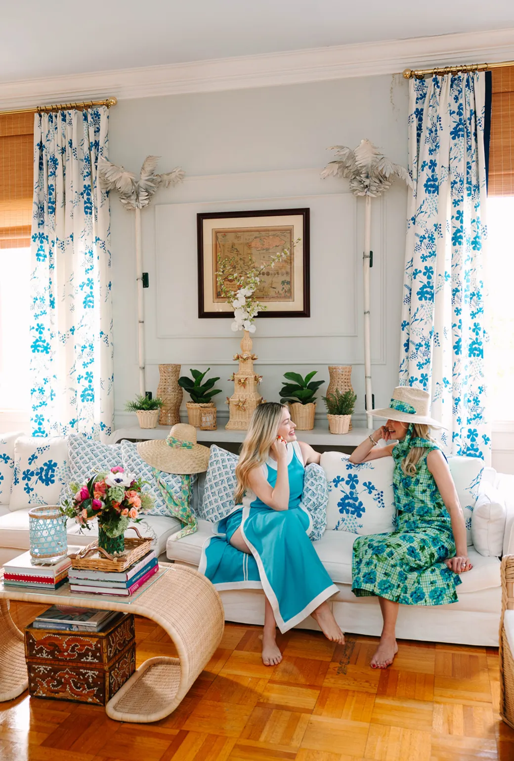 BURU x Sarah Bray Bermuda Hostess Set - Vintage Floral