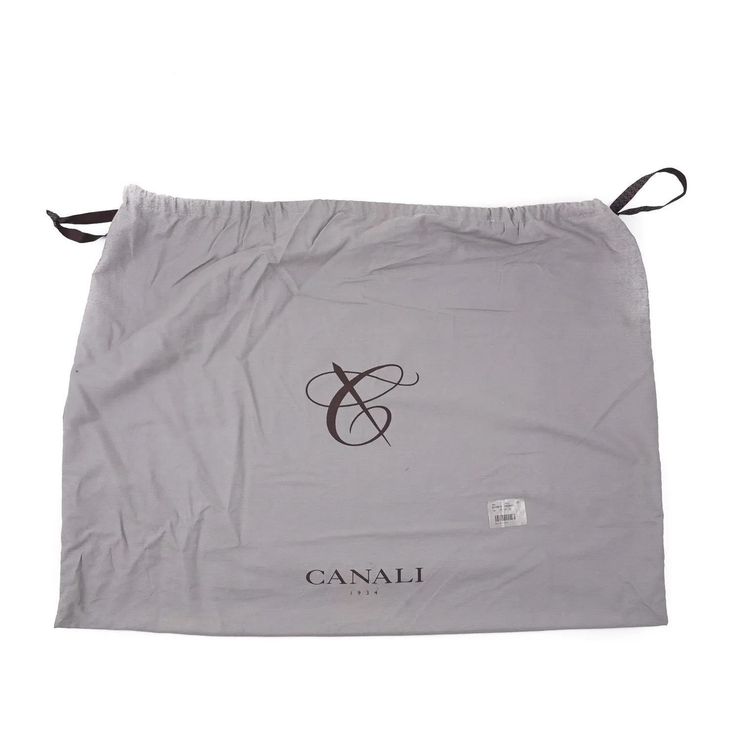 Canali Leather Carry-On Spinner Suitcase