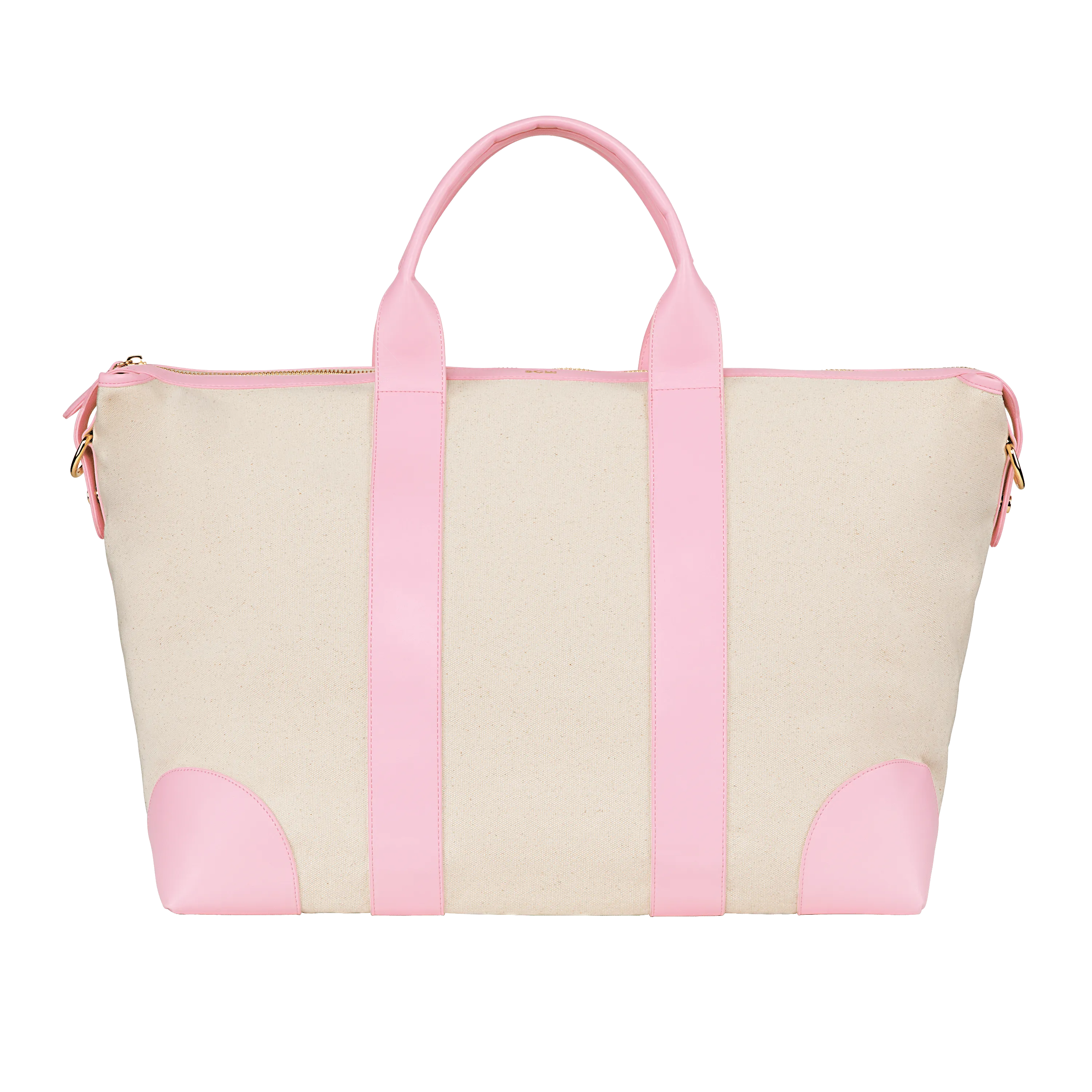 Canvas & Vegan Leather Weekender Bag