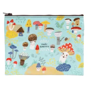 Cute Lil Mushrooms Zipper Pouch