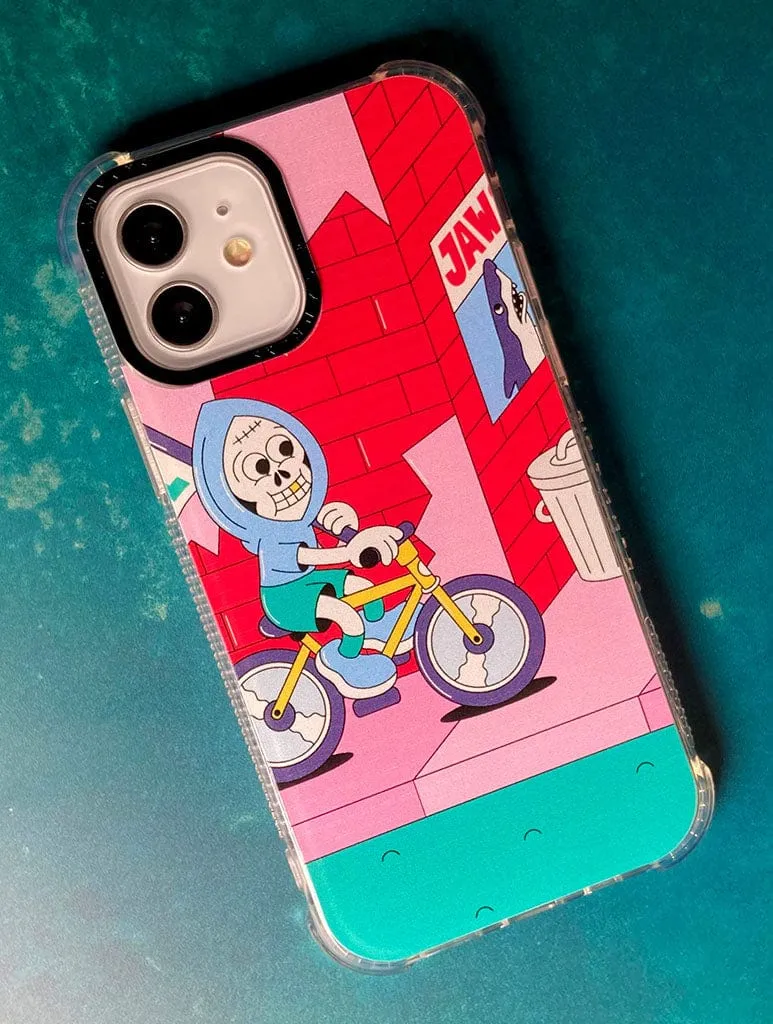 Dirty Pote x Skinnydip Skeleton Print Shock iPhone Case