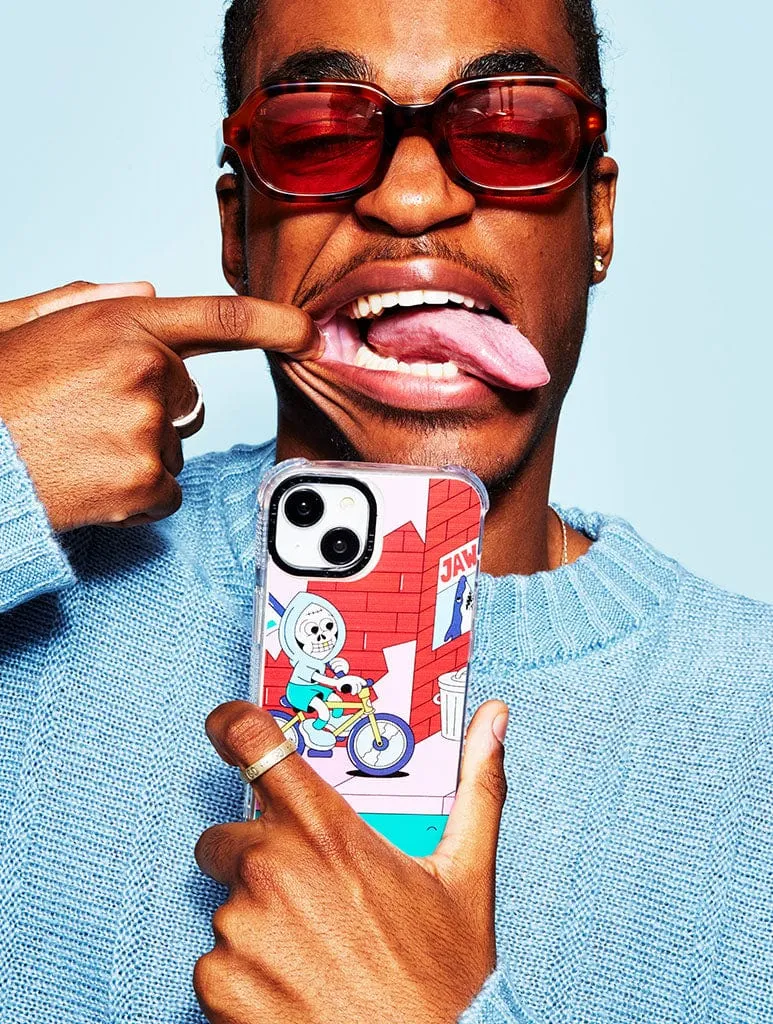 Dirty Pote x Skinnydip Skeleton Print Shock iPhone Case