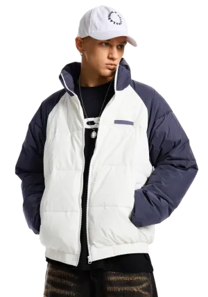 Drop Shoulder Puffer Jacket