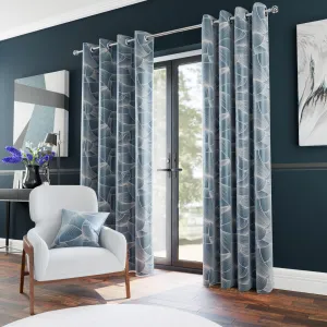 EA Delaney Caspian | Ring Top Readymade Curtains