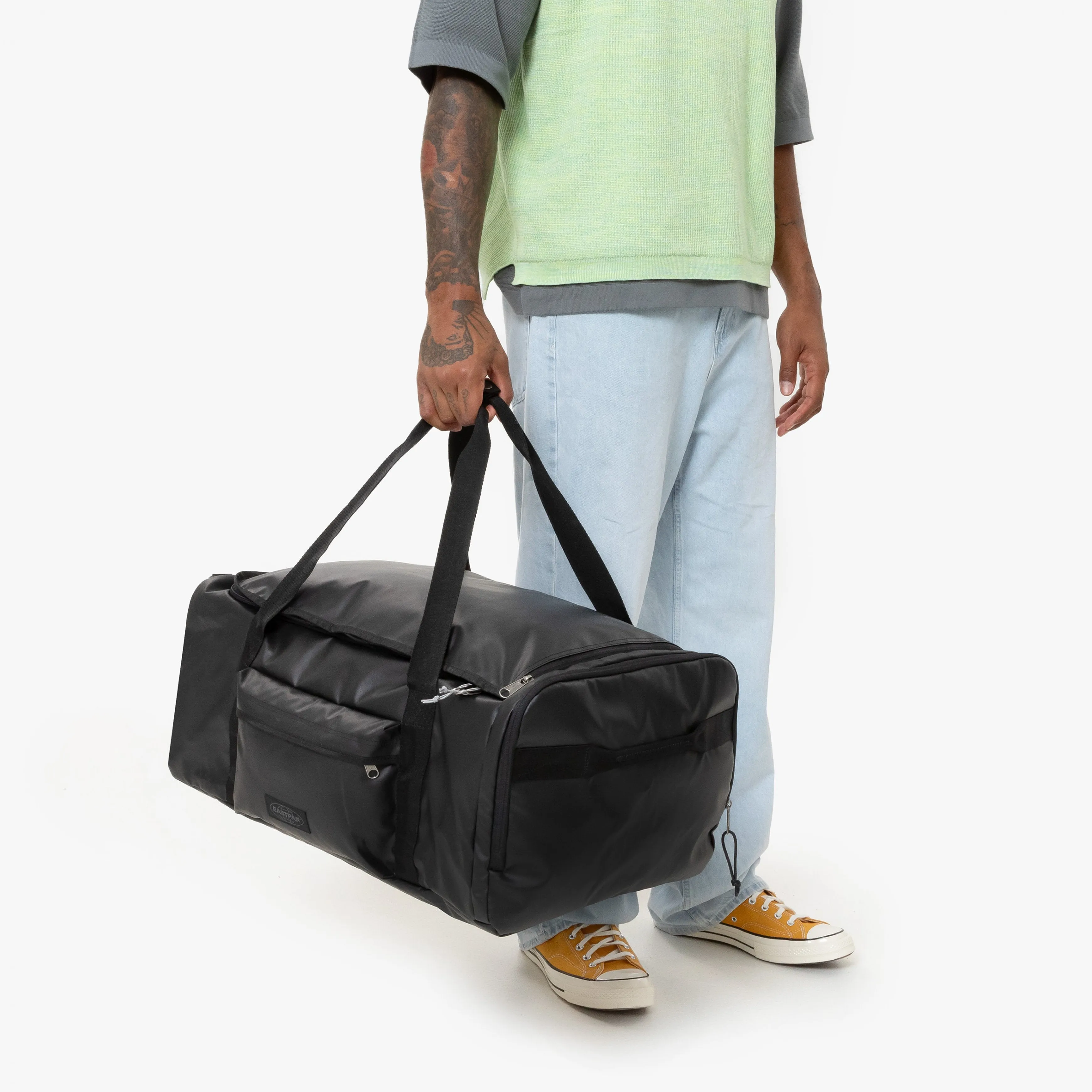 Eastpak Tarp Duffl'R M Tarp Black Medium Duffle Bag - EK0A5BHNO131