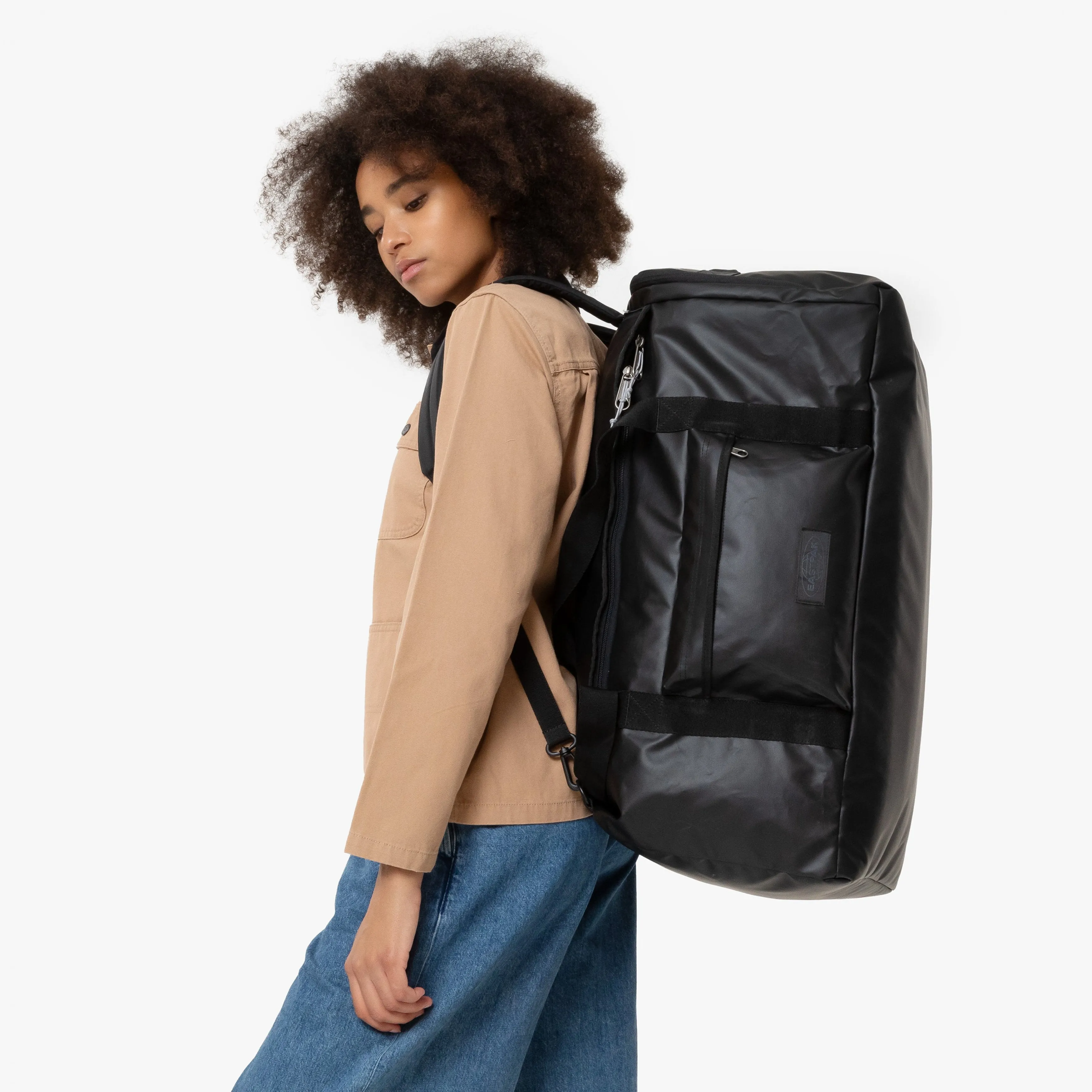 Eastpak Tarp Duffl'R M Tarp Black Medium Duffle Bag - EK0A5BHNO131
