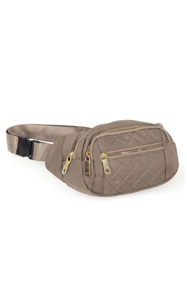 EBG10735 QUILTED MULTI POCKET BELT BAG
