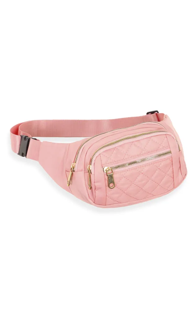 EBG10735 QUILTED MULTI POCKET BELT BAG