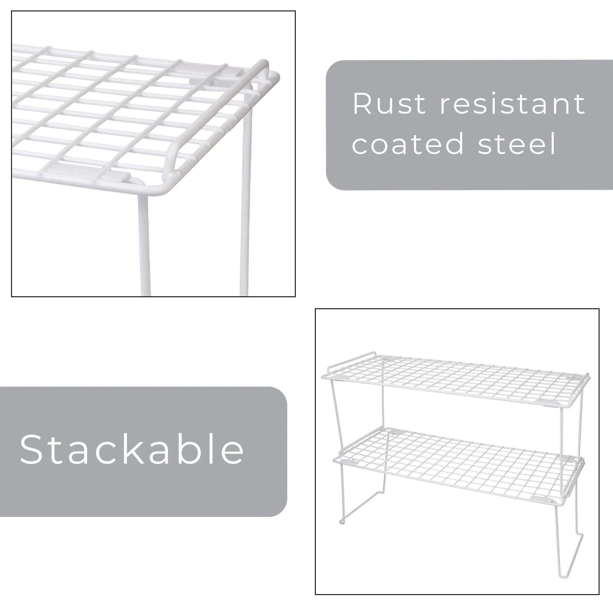 Extra Large Stacking Cabinet Shelf Rack