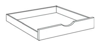 FB10-POS30 Fashion White Roll Out Tray