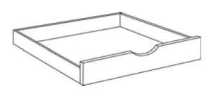 FB10-POS36 Fashion White Roll Out Tray