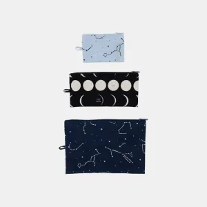 Flat Pouch Set (Night Sky)