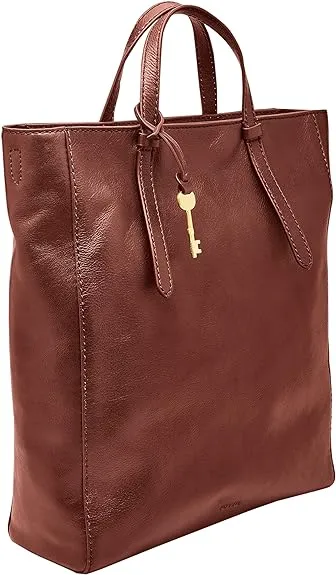 Fossil Camilla Women's Leather Convertible Backpack, Wallet Bag, Henna