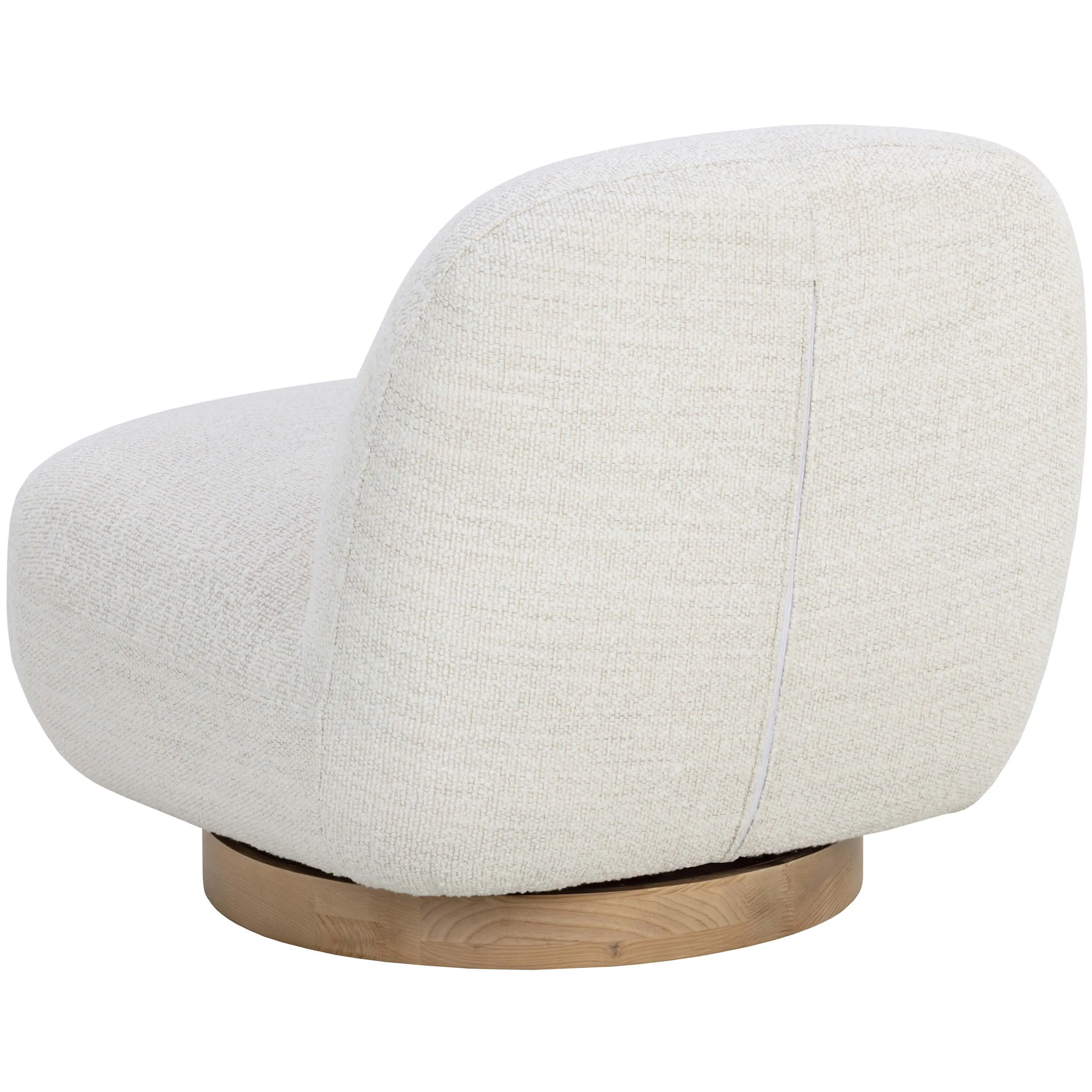Franze Swivel Chair, Merino Pearl