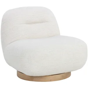 Franze Swivel Chair, Merino Pearl