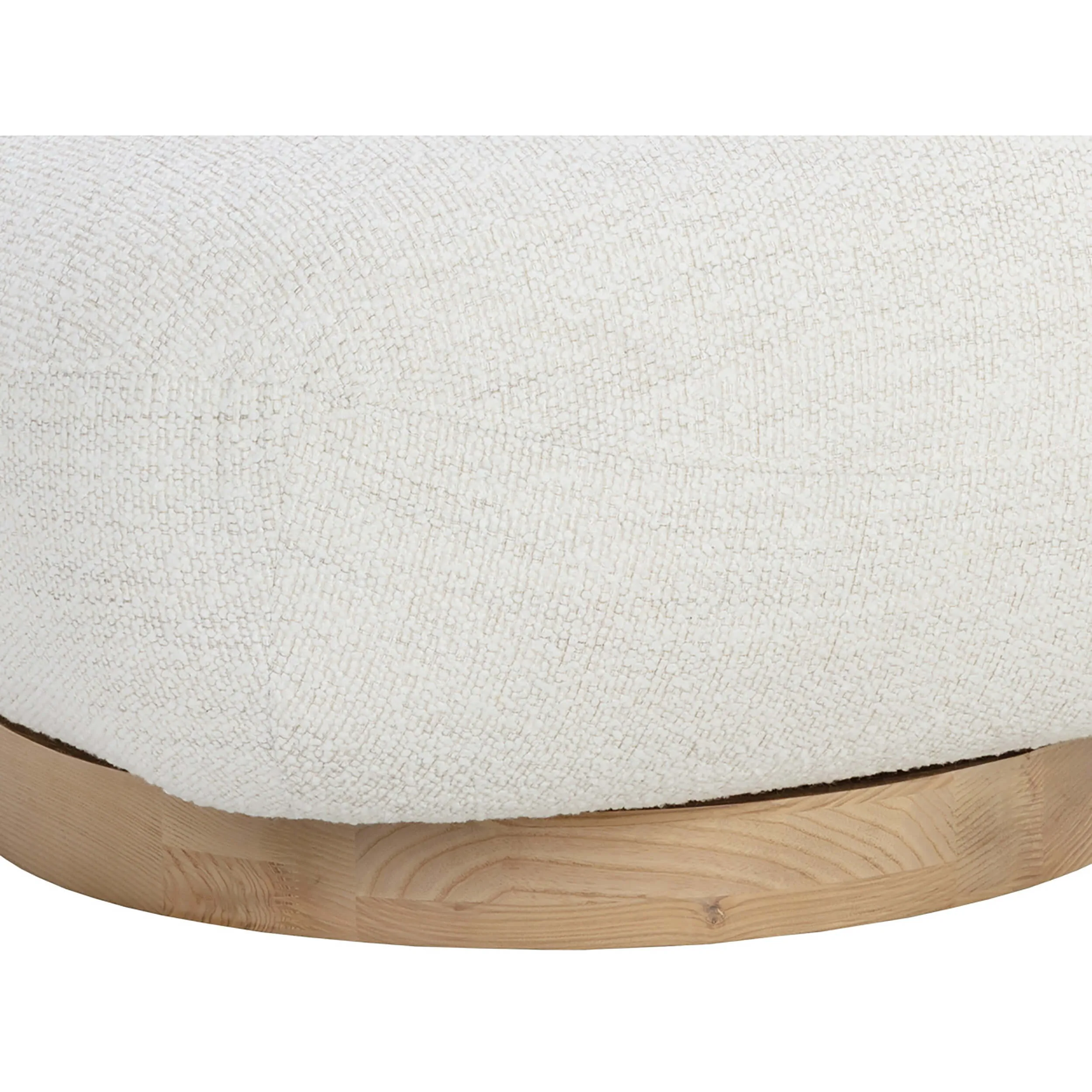 Franze Swivel Chair, Merino Pearl