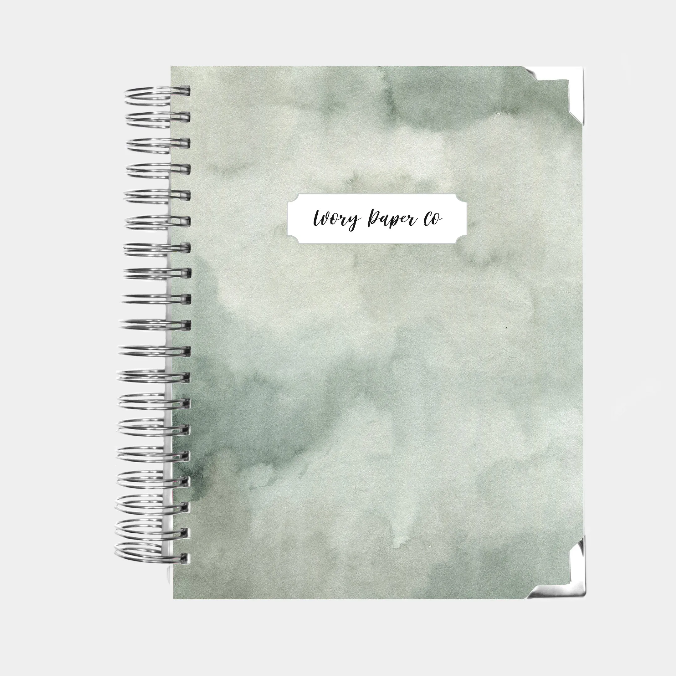 Green Watercolor | Teacher Lesson Planner