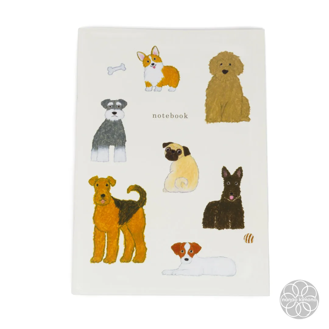 Grid Notebook - A5 Dogs