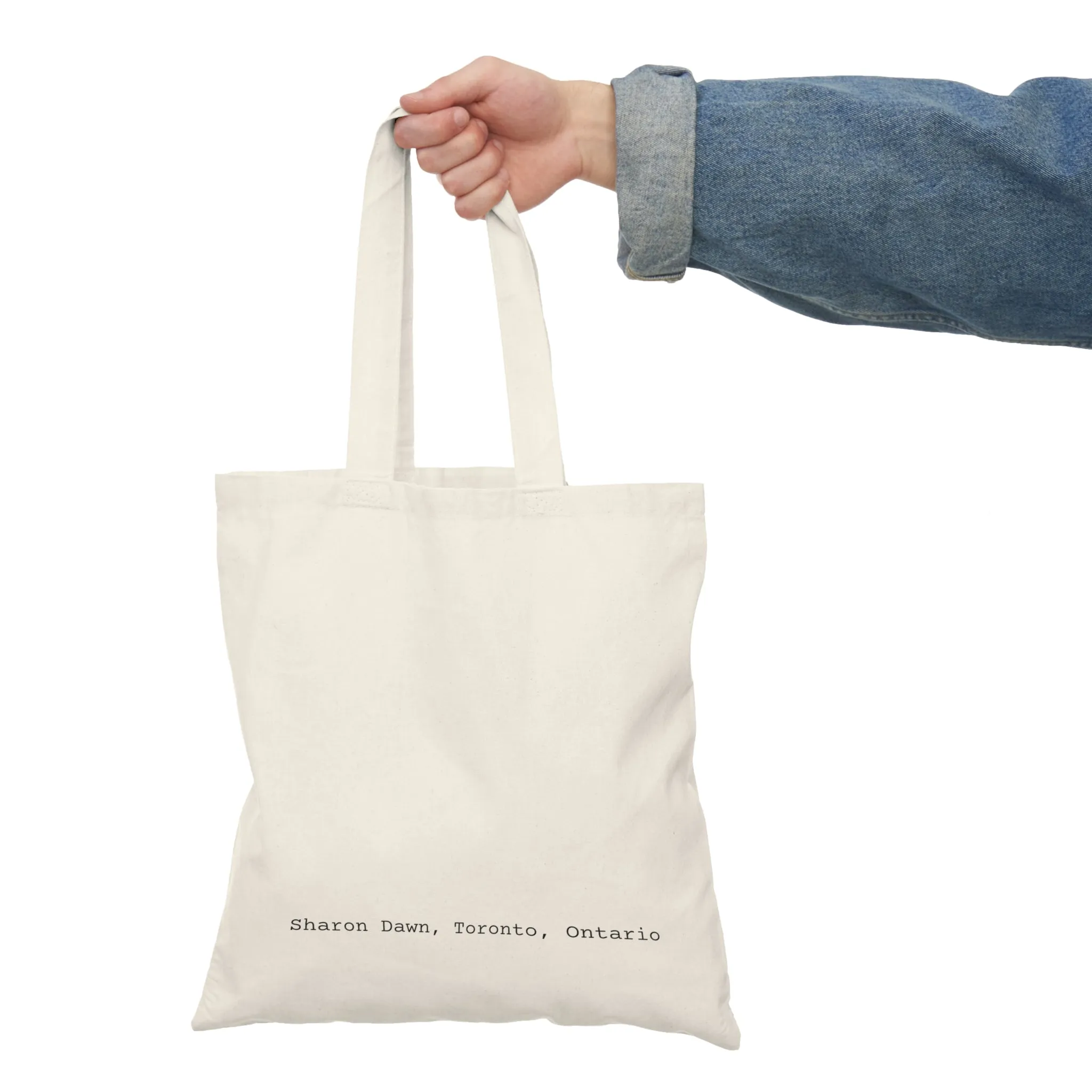 Hello Fall - Natural Tote Bag ~ Sharon Dawn Collection
