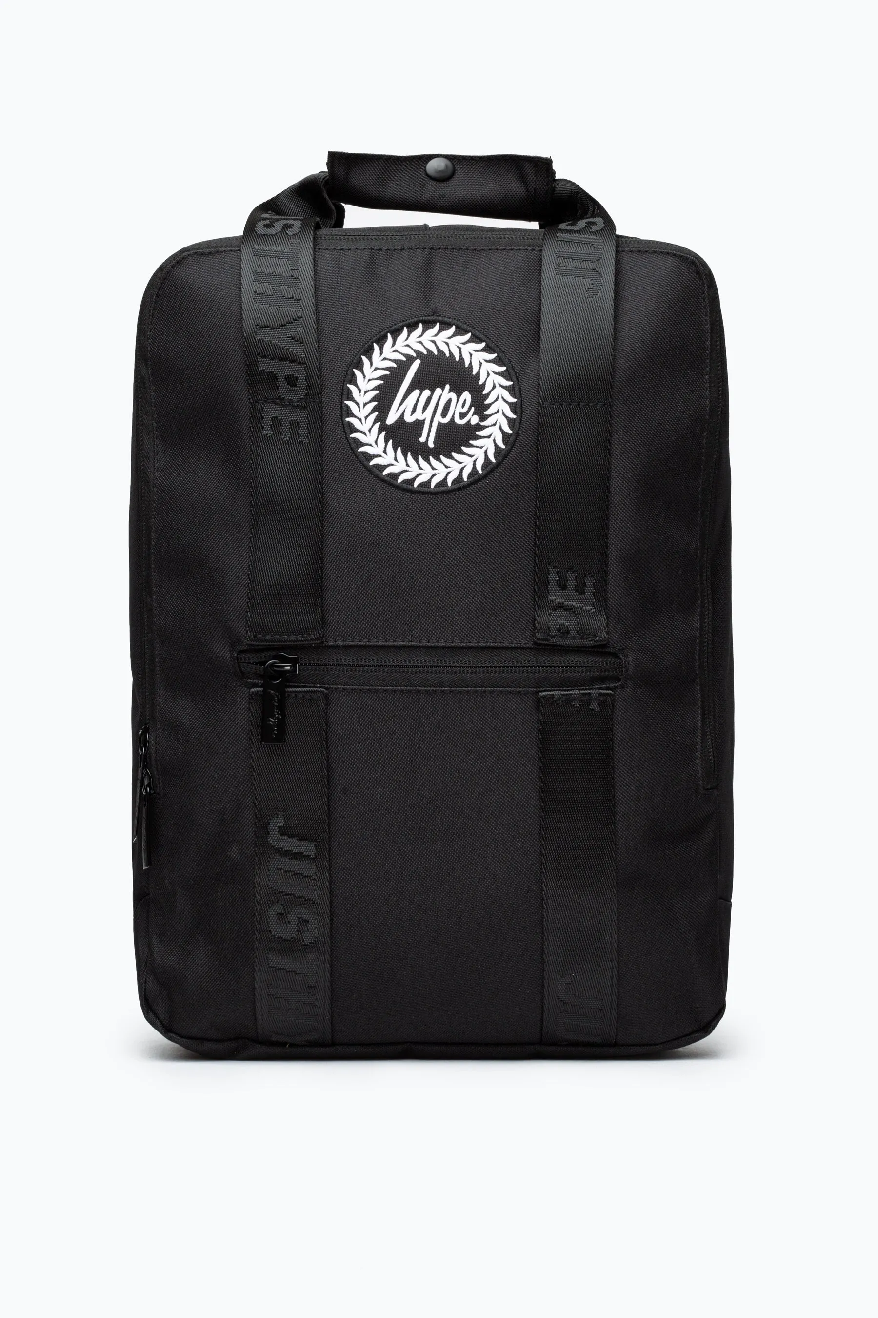Hype Black Boxy Backpack