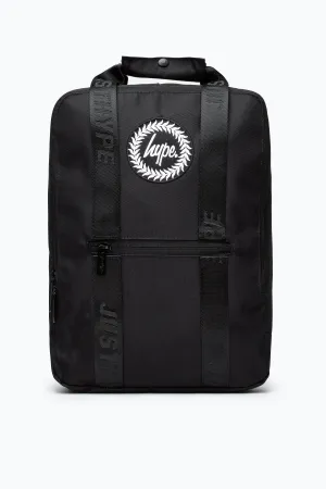 Hype Black Boxy Backpack
