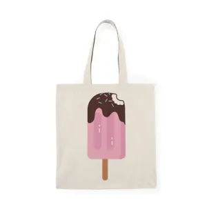 Ice Cream  - Natural Tote Bag ~ Sharon Dawn Collection