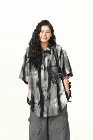 Ink Tie-Dye Street Style Shirt