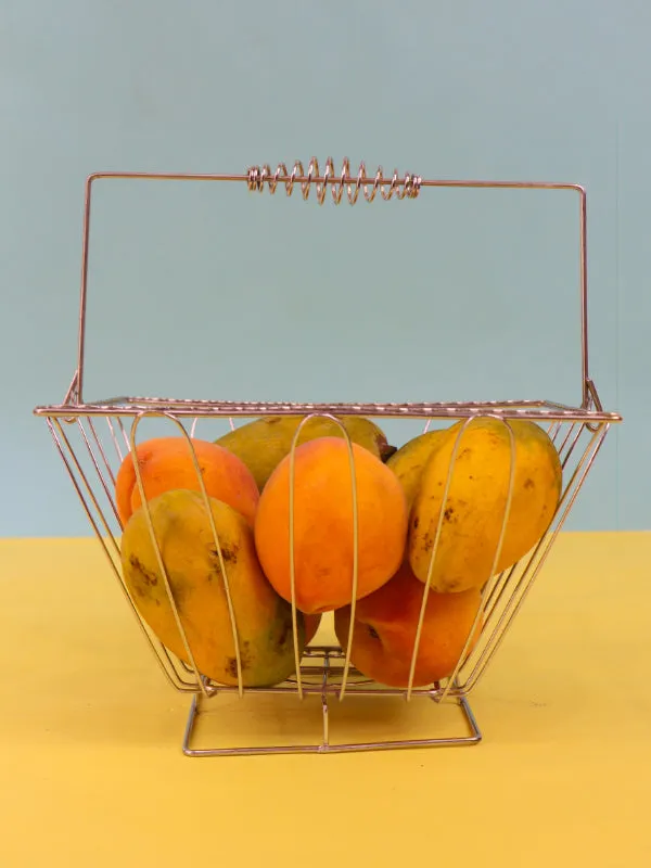 KTC9 Stainless Steel Fruits & Vegetable Basket Silver