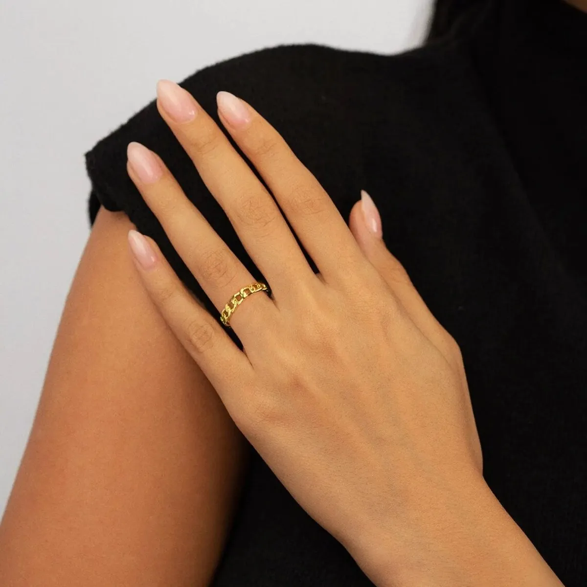 Kyerlyn Gold Cuba Lightweight Rings