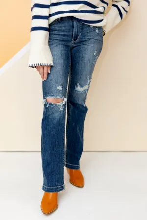 Long And Narrow Road Bootcut Jean
