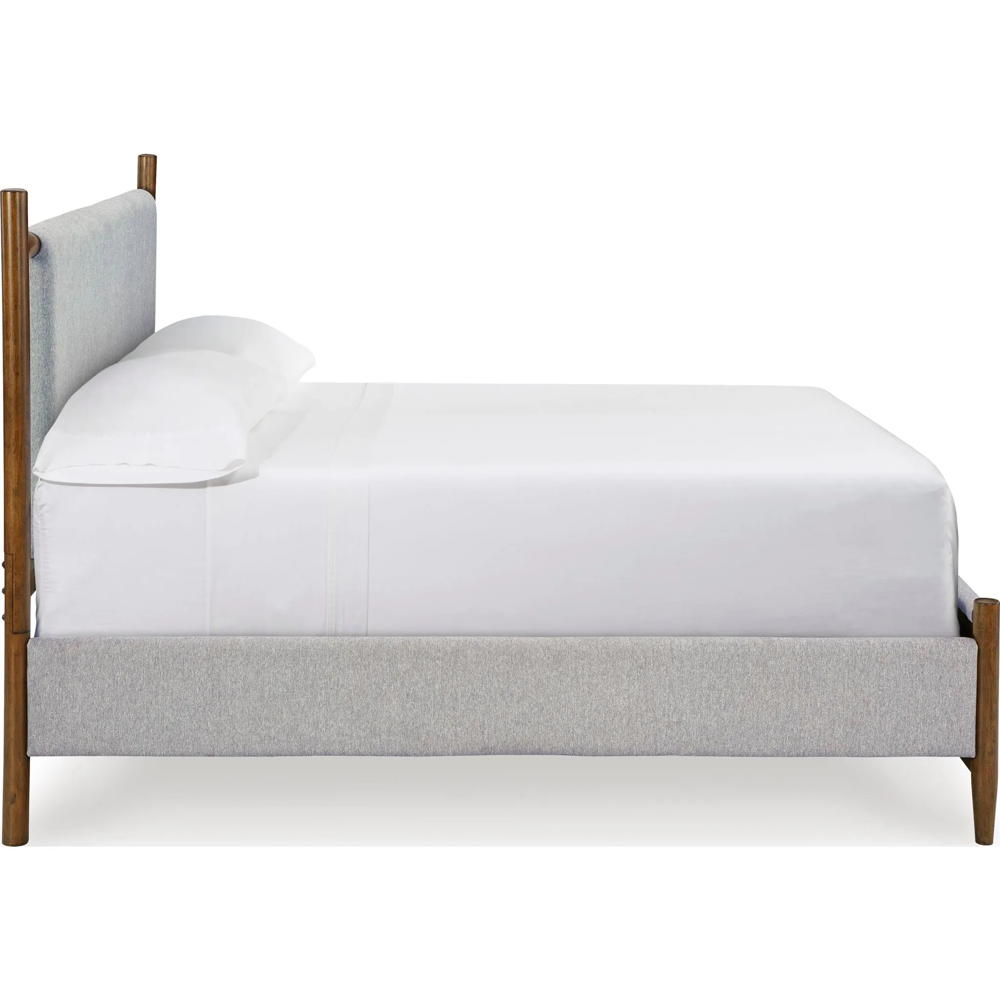 Lyncott Upholstered Bed - Brown