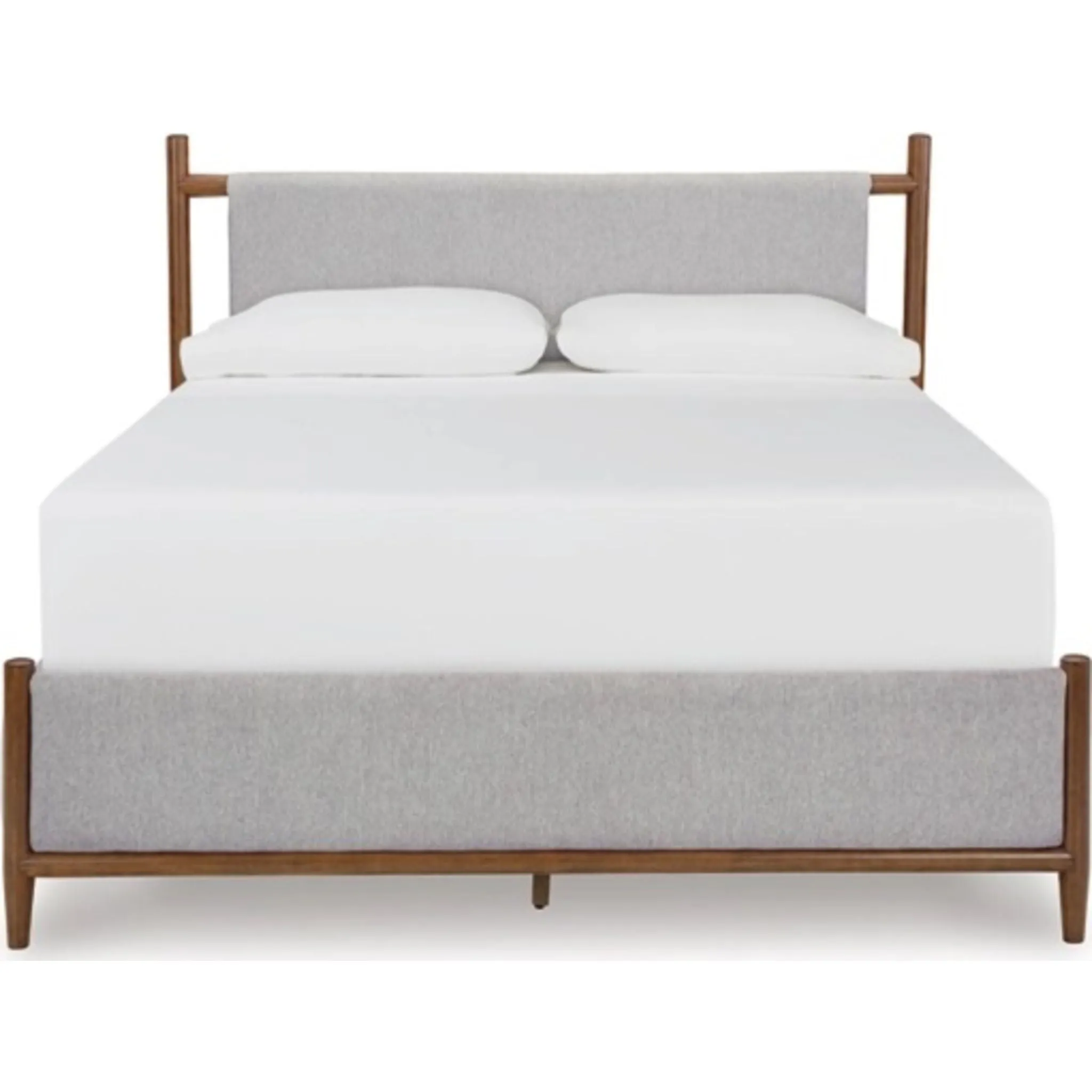 Lyncott Upholstered Bed - Brown