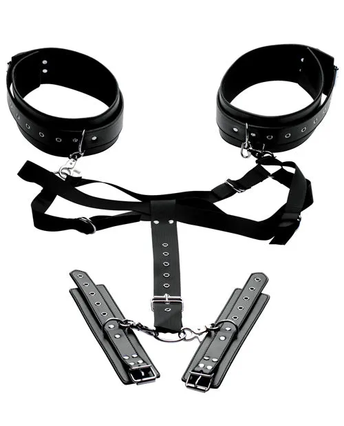 Master Series Acquire Easy Access Thigh Harness w/Wrist Cuffs