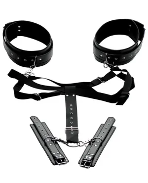 Master Series Acquire Easy Access Thigh Harness w/Wrist Cuffs
