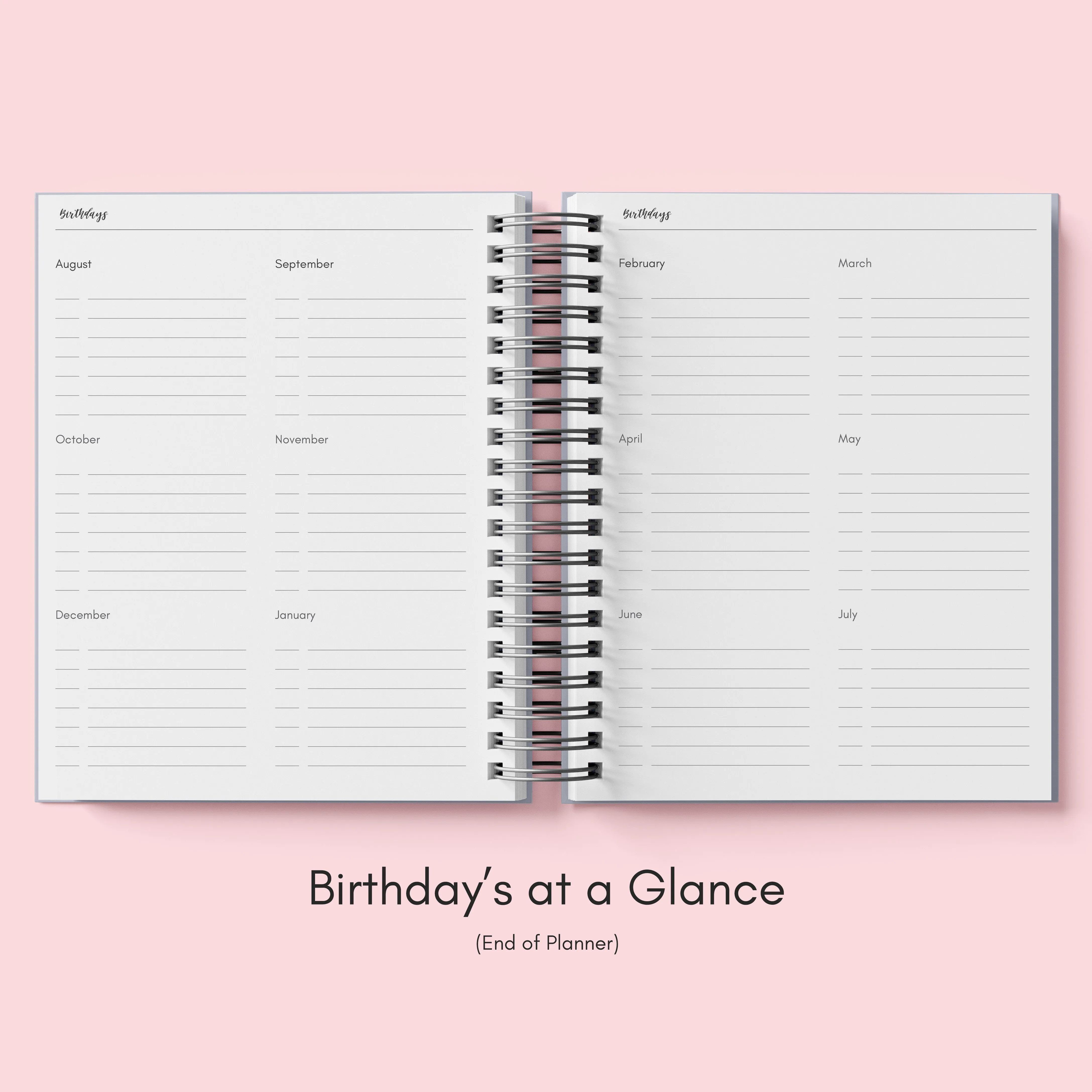 Mauve Watercolor | Teacher Lesson Planner