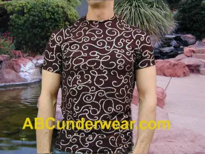 Metallic Silver Dust Raglan Shirt