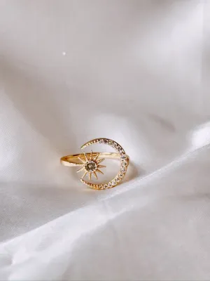 Moonlit Statement Ring