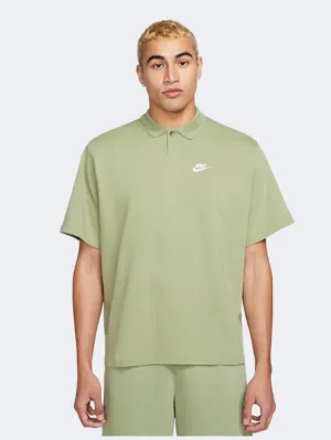 Nike Club Polo Matchup Men Lifestyle Polo Short Sleeve Green/White