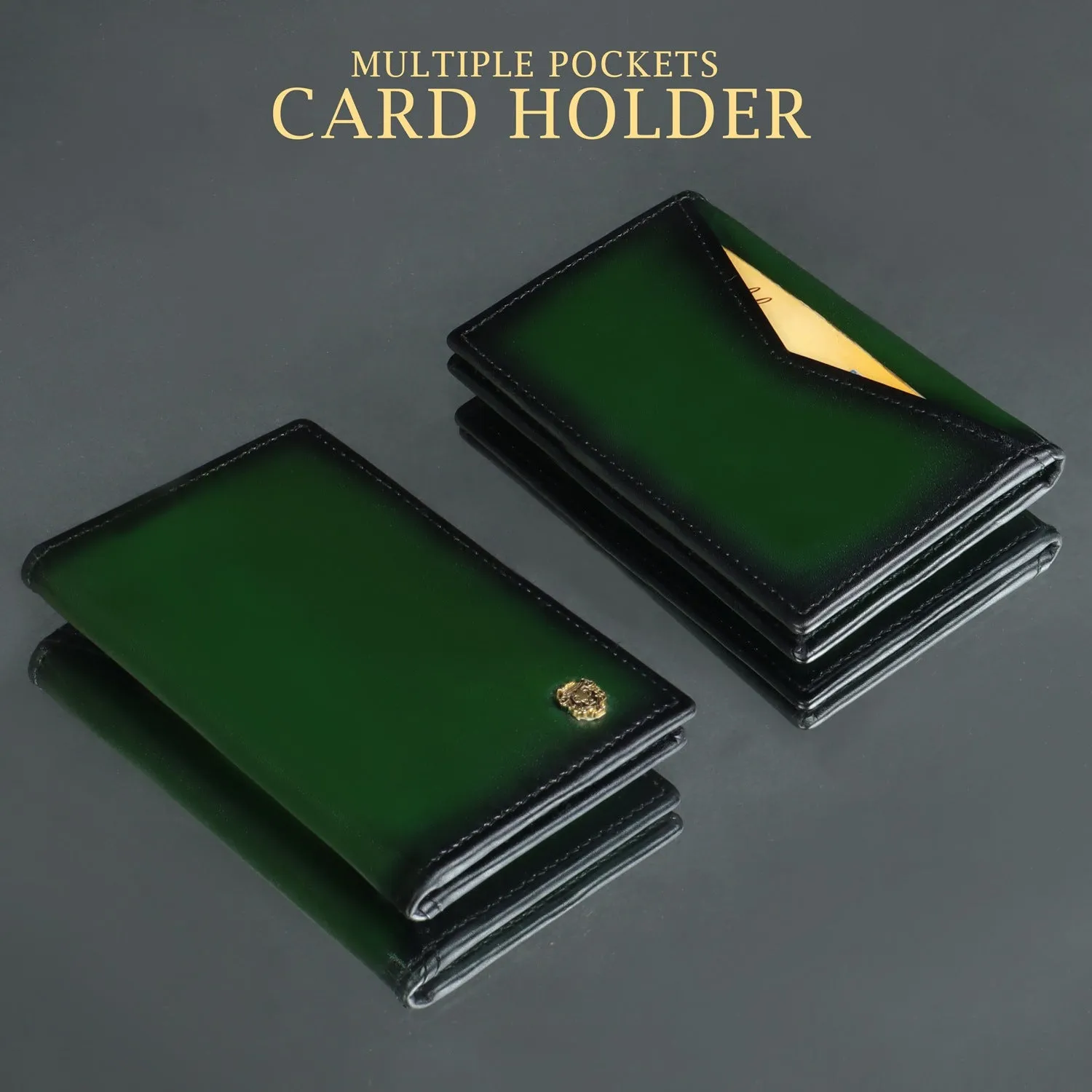 Organized Green Card Holder