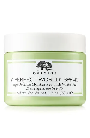 Origins A Perfect World SPF 40 Age-Defense Moisturizer with White Tea