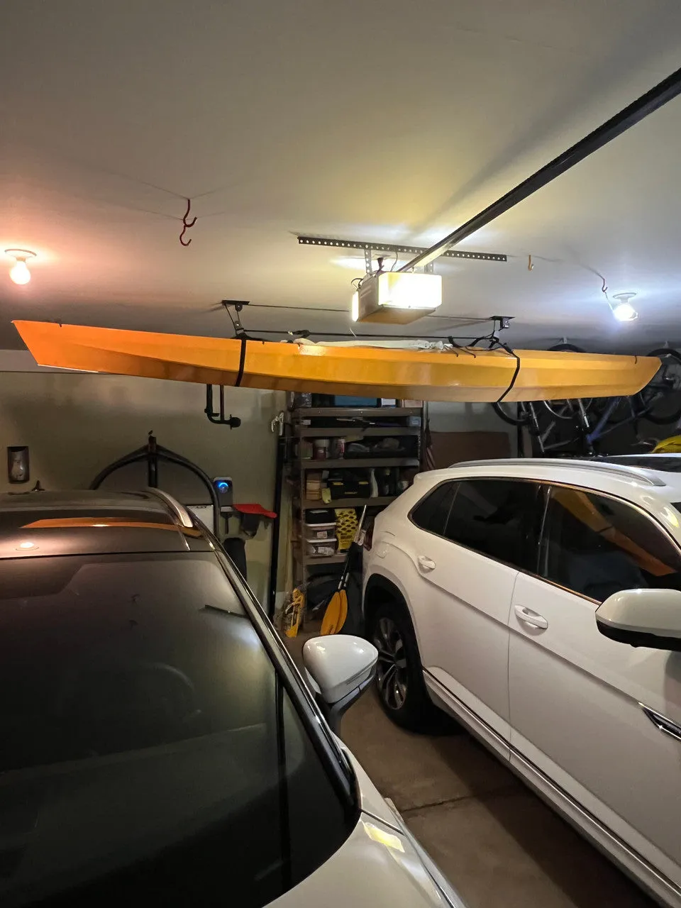 OUTLET |Essential Kayak Garage Ceiling Storage Hoist | Holds up to 150 lbs