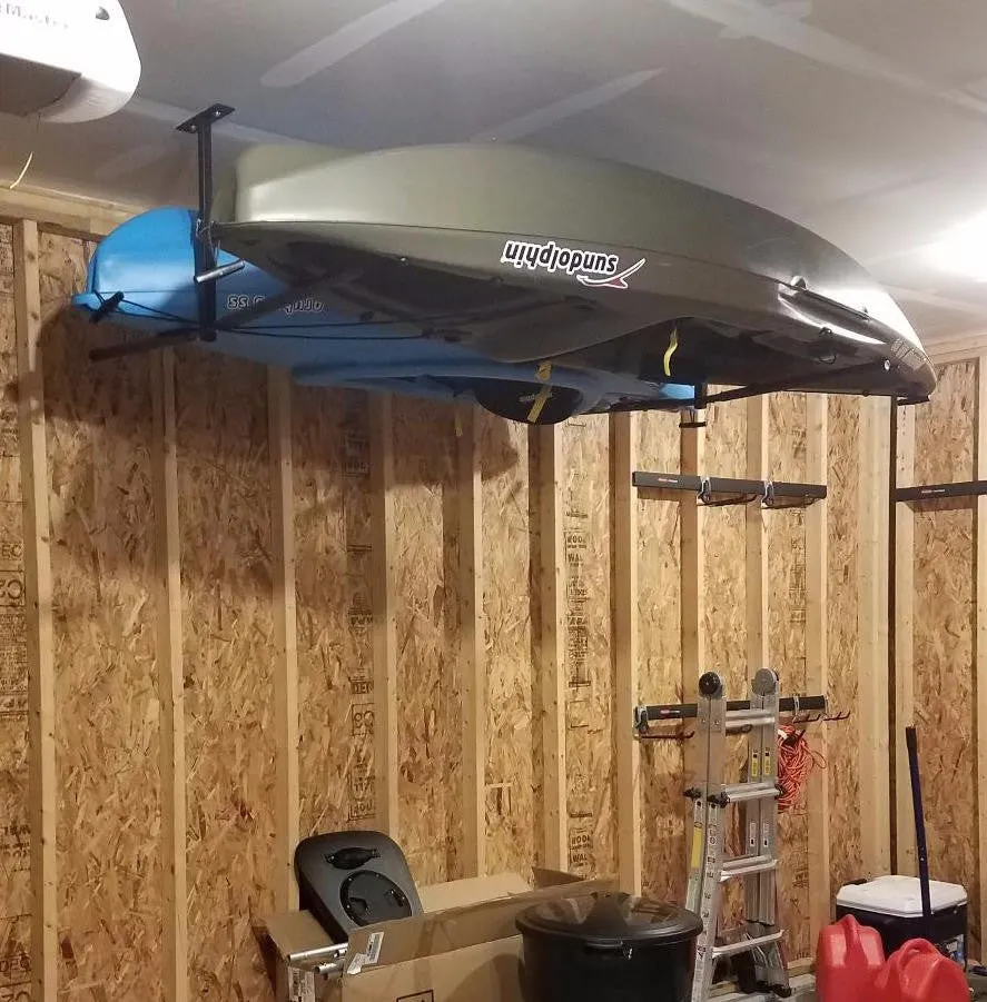 OUTLET | Hi-Port 2 | Kayak Adjustable Ceiling Storage Rack | Double | Holds 150 lbs